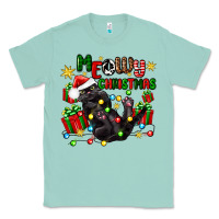 Seafoam meowy christmas Classic Tee - Zillion Design Studio