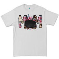 Dove Grey mom hockey flower Premium Tee - RacoonDesign