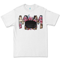 White mom hockey flower Premium Tee - RacoonDesign
