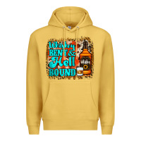 Antique Gold Whiskey Bent and Hell Bound Premium Hoodie - Jasminsmagicworld