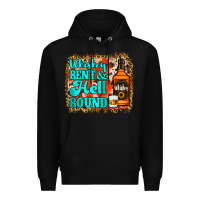 Black Whiskey Bent and Hell Bound Premium Hoodie - Jasminsmagicworld