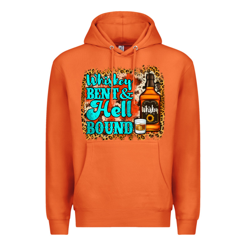 Whiskey Bent And Hell Bound Premium Hoodie by Jasminsmagicworld | Teevron