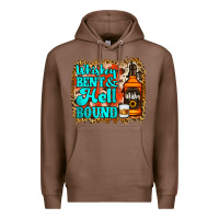 Chestnut Whiskey Bent and Hell Bound Premium Hoodie - Jasminsmagicworld