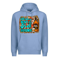 Colony Blue Whiskey Bent and Hell Bound Premium Hoodie - Jasminsmagicworld