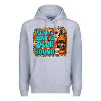 Heather Grey Whiskey Bent and Hell Bound Premium Hoodie - Jasminsmagicworld