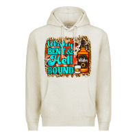 Oatmeal Heather Whiskey Bent and Hell Bound Premium Hoodie - Jasminsmagicworld