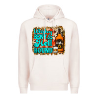 Pale Pink Whiskey Bent and Hell Bound Premium Hoodie - Jasminsmagicworld