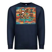 Navy coffee teach repeat Premium Sweatshirt - JahusDesignShop