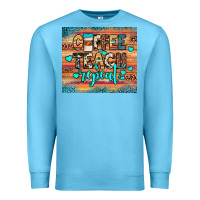 Ocean Blue coffee teach repeat Premium Sweatshirt - JahusDesignShop