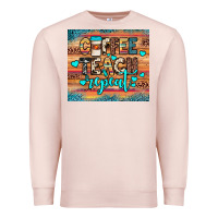 Pale Pink coffee teach repeat Premium Sweatshirt - JahusDesignShop