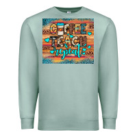 Seafoam coffee teach repeat Premium Sweatshirt - JahusDesignShop