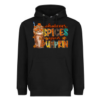 Black whatever spices your pumpkin Heavyweight Hoodie - RacoonDesign