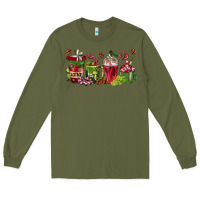 Army Green wine coffee cups Long Sleeve Tee - texasbilliewilder