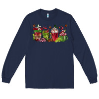 Navy wine coffee cups Long Sleeve Tee - texasbilliewilder