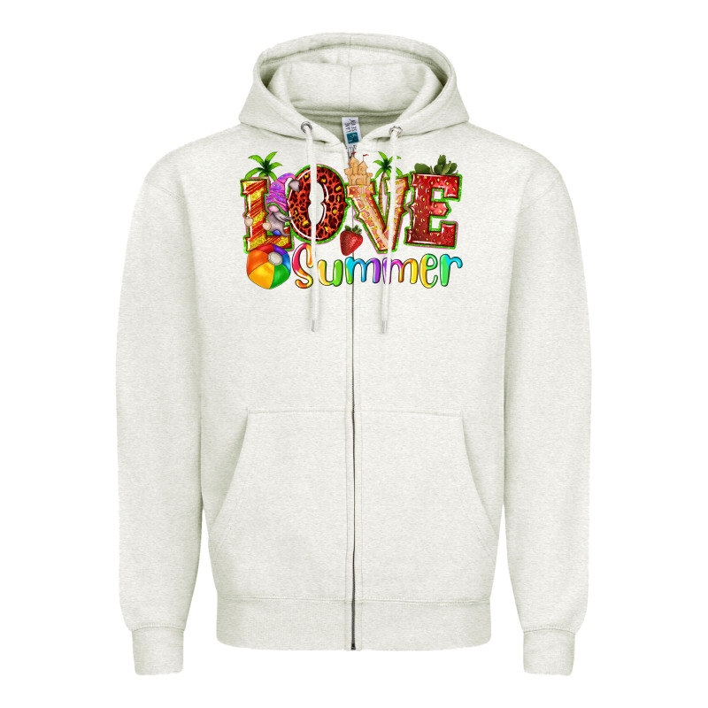 Love Summer With Strawberry Zipper Hoodie by texasbilliewilder | Teevron