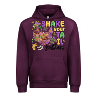 Mauve Wine shake your tail feathers Urban Hoodie - MaliasSmallBusiness