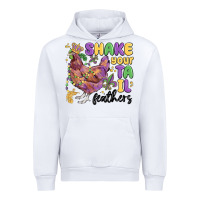 White shake your tail feathers Urban Hoodie - MaliasSmallBusiness