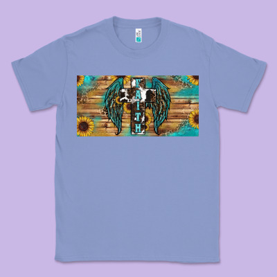 Classic Tee Wings Cross Faith