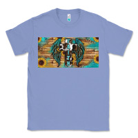 Colony Blue Wings Cross Faith Classic Tee - RanaPortraitStore