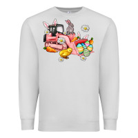 Dove Grey easter excavator Premium Sweatshirt - AdoDesignShop