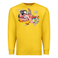 Lemon easter excavator Premium Sweatshirt - AdoDesignShop