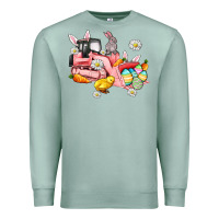 Seafoam easter excavator Premium Sweatshirt - AdoDesignShop