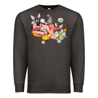 Smoke easter excavator Premium Sweatshirt - AdoDesignShop