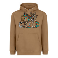 Toasted Coconut stay wild gypsy child Heavyweight Hoodie - CowhideDigitalArt