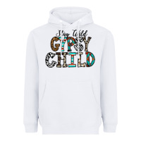 White stay wild gypsy child Heavyweight Hoodie - CowhideDigitalArt