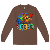 Chestnut basketball support squad autism Long Sleeve Tee - Zillion Design Studio