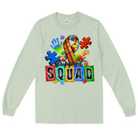 Matcha basketball support squad autism Long Sleeve Tee - Zillion Design Studio