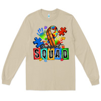Mushroom basketball support squad autism Long Sleeve Tee - Zillion Design Studio