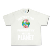 Pistachio Destroy the patriarchy not the planet Urban Heavy Tee - Bettercallsaul