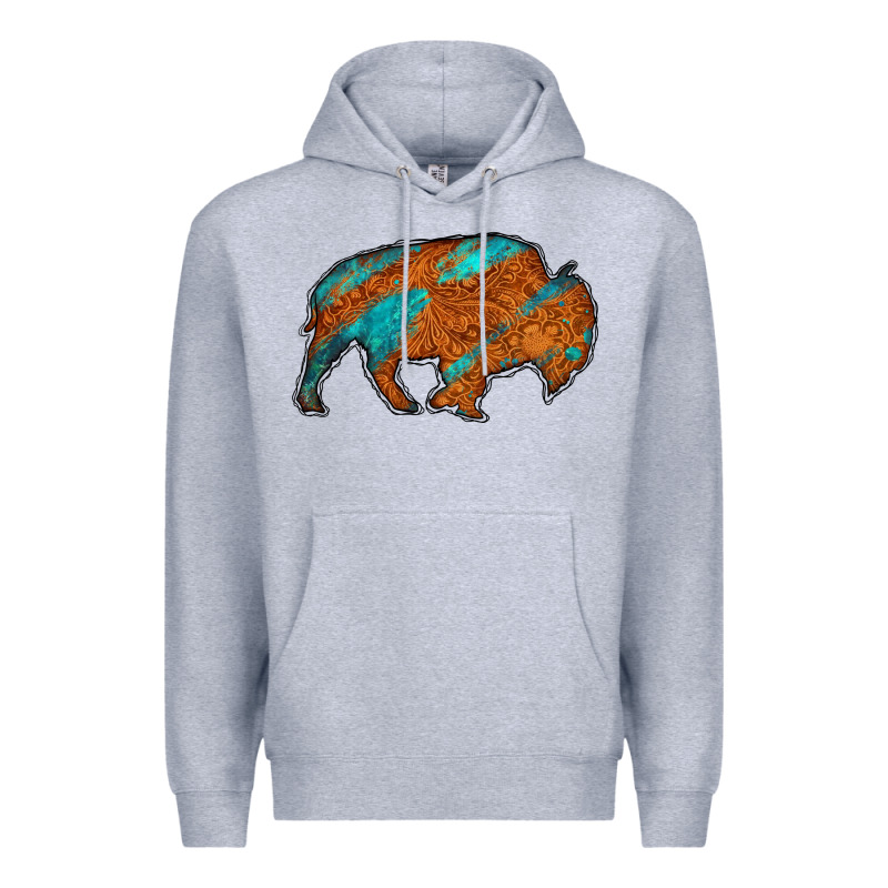 Bison Premium Hoodie by Jasminsmagicworld | Teevron