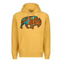 Mustard bison Premium Hoodie - Jasminsmagicworld