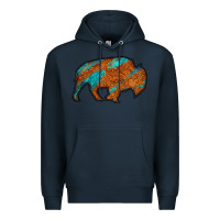 Navy bison Premium Hoodie - Jasminsmagicworld