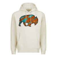 Oatmeal Heather bison Premium Hoodie - Jasminsmagicworld
