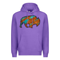 Purple bison Premium Hoodie - Jasminsmagicworld