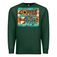 Sports Green coffee gives me teacher powers Premium Sweatshirt - JahusDesignShop
