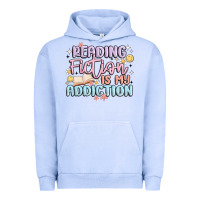 Pigment Grape Ice reading fiction is my addiction Urban Hoodie - MaliasSmallBusiness