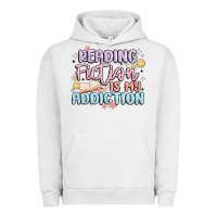 Pigment Lunar Rock reading fiction is my addiction Urban Hoodie - MaliasSmallBusiness