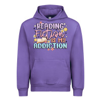 Tulip reading fiction is my addiction Urban Hoodie - MaliasSmallBusiness