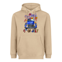 Western Fourth Of July Truck Heavyweight Hoodie | Teevron