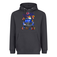 Smoke western fourth of july truck Heavyweight Hoodie - FaDigitalArtStudio