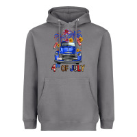 Storm western fourth of july truck Heavyweight Hoodie - FaDigitalArtStudio