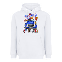 White western fourth of july truck Heavyweight Hoodie - FaDigitalArtStudio