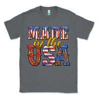 Charcoal Heather made in the usa Classic Tee - texasbilliewilder