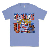 Colony Blue made in the usa Classic Tee - texasbilliewilder