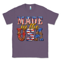 Lavender made in the usa Classic Tee - texasbilliewilder