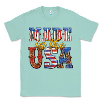 Seafoam made in the usa Classic Tee - texasbilliewilder